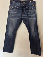 Men's Replay FC Barcelona Waitom Straight Leg Jeans W32 L30