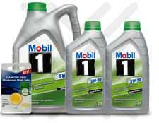 Mobil 1 ESP 5W30 Fully Syn Engine Oil 7L 7 Litre (5L+1L X2) + 5L SCREENWASH TAB