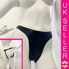 Latex Open Back Briefs Rubber