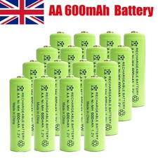 4-20Pack AA Solar Light Batteries Rechargeable 1.2V 600mAh NiMH for Garden Lamps