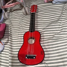 Red Wooden Classical Guitar For Children - Vilac 8306