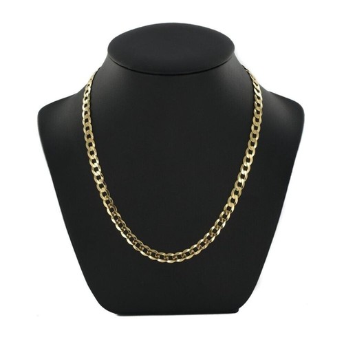 9ct yellow gold curb - yellow, chain