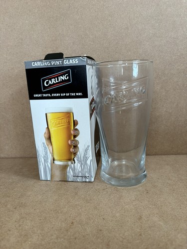 Carling vintage embossed pint - carling,