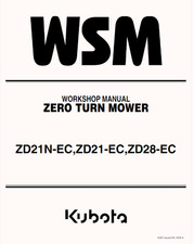 Kubota ZD 21 28 WSM Service