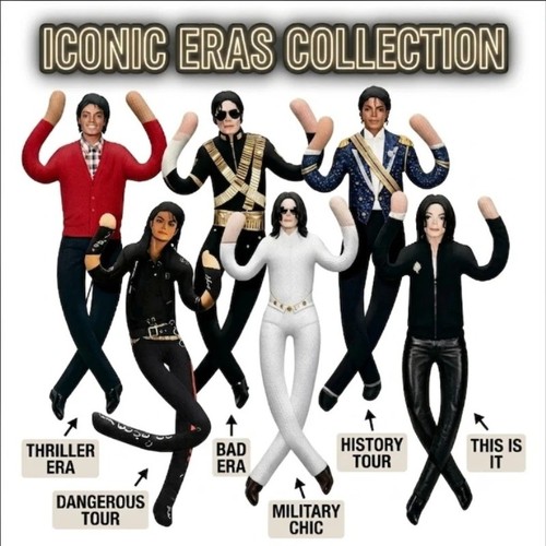 28cm michael jackson cosplay - michael,