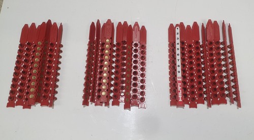 Hilti red nail gun - gun, cartridges