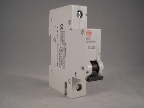 Wylex mcb amp single pole - 40,