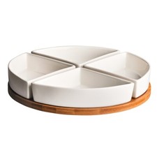 Serving Bowl on Rotating Board