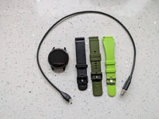 Garmin Venu GPS Running Watch - Black with Slate Stainless Steel Bezel