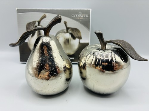 Godinger silver art - silver, apple