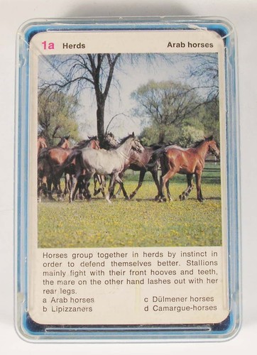 Piatnik horses vintage - piatnik,