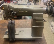 Seiko Needle Feed Twin Needle 3/16" Gauge Post Bed Sewing Machine HEAD ONLY