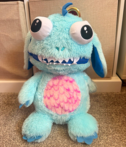 Worry monster blue plush - monster, soft
