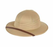 Safari Hat Adults Fancy Dress Jungle Explorer Helmet Unisex Costume Accessory 