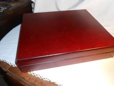 EMPTY VINERS CUTLERY CANTEEN BOX  BLUE PLUSH INTERIOR 35 x 29 x 7 cms