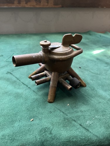 Antique brass cow milking - brass,