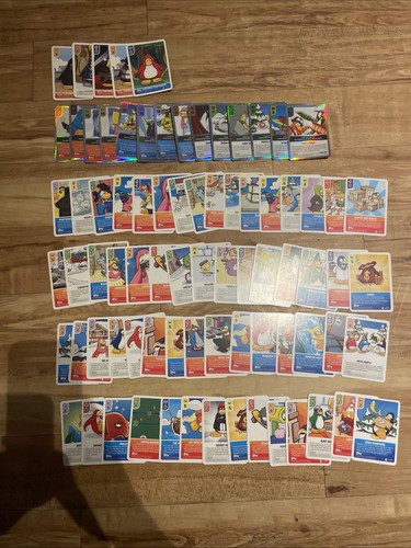 Club penguin topps card - penguin,