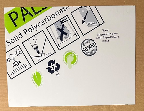 2mm clear polycarbonate - clear, sheet
