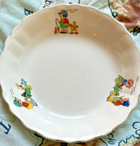 Unusual vintage baby dish - unusual,