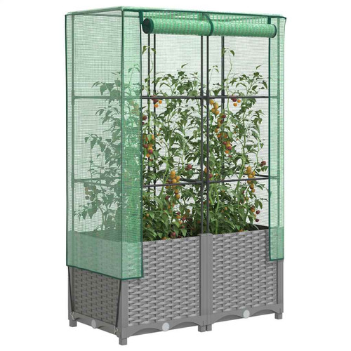 Raised bed greenhouse - raised,