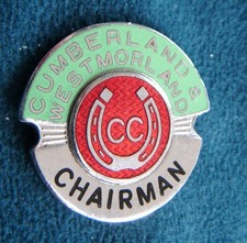 Cumberland & Westmorland Caravan Club Chairman enamel badge by BUTLER