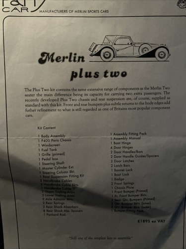 The paris cars - merlin, plus