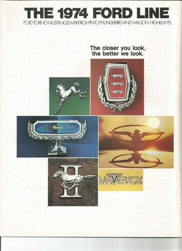 1974 ford sales brochure with - ford,