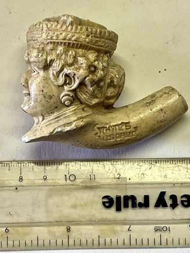 1870 figural clay pipe - 1870’s,