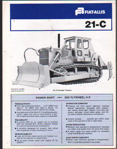 Fiat allis crawler - "21-c",