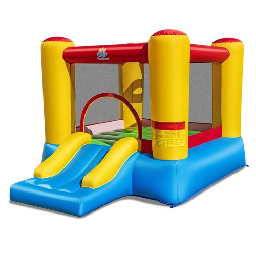 Inflatable bounce house - house, kids
