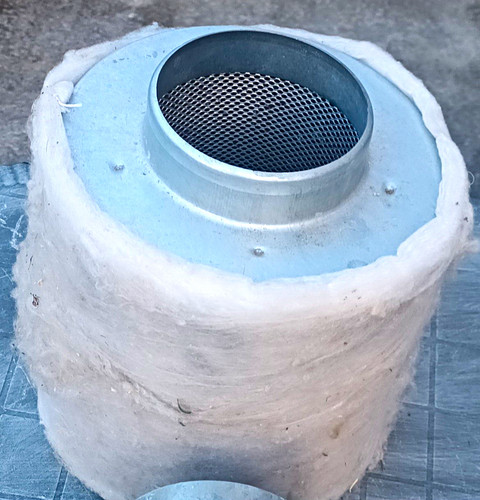 Carbon inline cylinder - carbon, filter