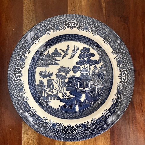 Vintage churchill blue willow - vintage,