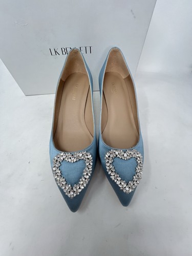 Bennett shoes blue - lk, satin