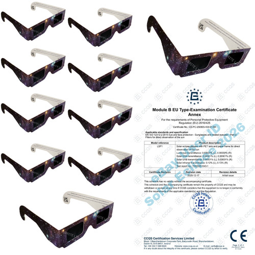 Solar eclipse glasses iso - eclipse, en