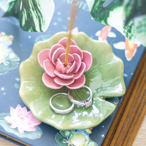 Lily pad trinket dish - pad,