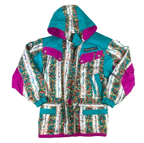 Vintage 1990s hooded bright - vintage,