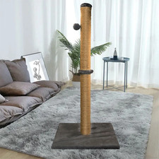 74cm tall large cat scratching post sturdy natural sisal pole heavy duty base uk
