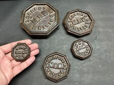 Old 5 Pcs 1915 M.D.W Iron