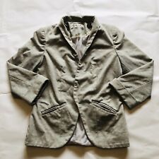 Miss Selfridge Womens Jacket Grey Size 6 Cotton Ladies Smart Coat