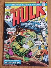 INCREDIBLE HULK #180 VG+ (4.5) MARVEL COMICS OCTOBER 1974 1ST WOLVERINE CAMEO SA