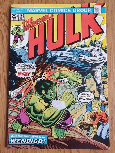 Incredible hulk 180 - incredible, vg+