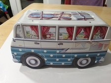 Biscuits Tin CAMPER VAN RETRO CAMPING 