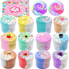 Dual Colors Butter Slime