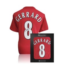 Steven Gerrard Signed 2005
