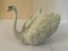 Lladro 6175 White Swan Gloss Figurine Boxed Excellent Condition