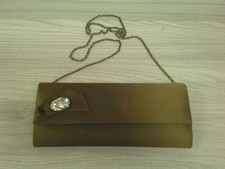 FARFALLLA BRONZE CLUTH BAG -