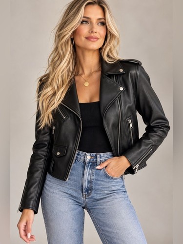 Zara women black faux - women’s,