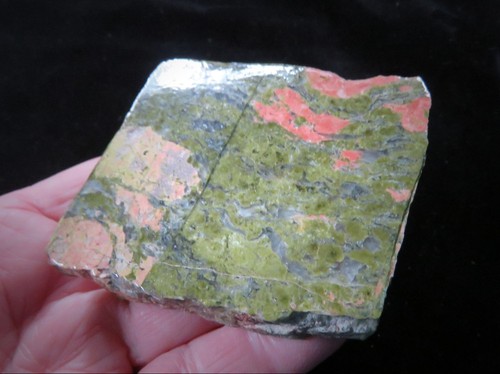 Unakite polished slab x - polished, slab-