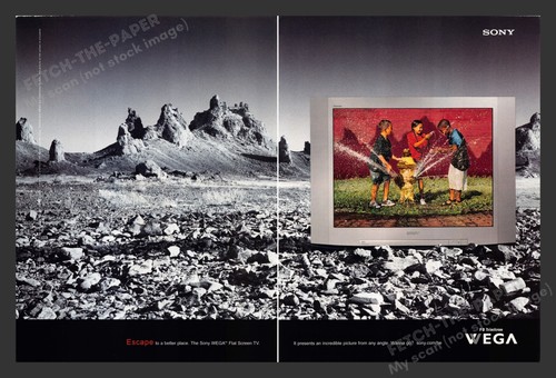 Sony wega 2000 print - t.v.,