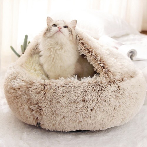 Fluffy small dog bed - cat, cave